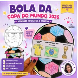 ⚽ Atividade Interativa: Bola Copa do Mundo 2026