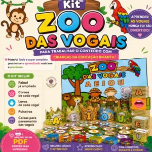 🦜 Kit Zoo das Vogais