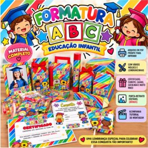🎓 Kit Formatura ABC — Educação Infantil