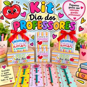 🎁 Kit de Lembrancinhas — Dia dos Professores
